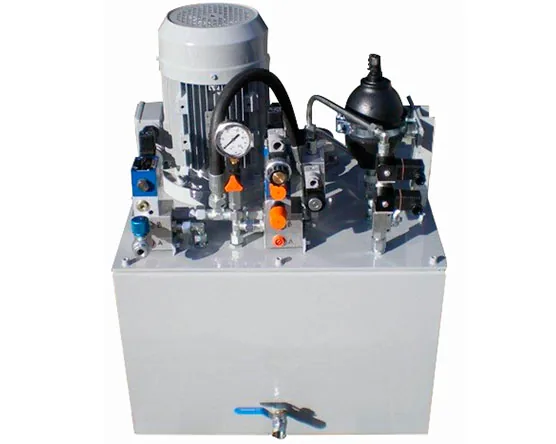 Centrale hydraulique avec armoire électrique